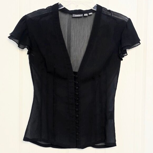 Mexx Chiffon Blouse - Size XS - Picture 1 of 3